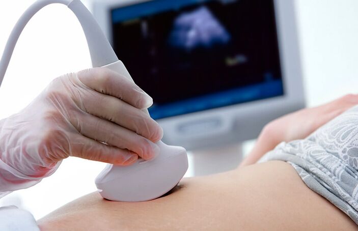 An ultrasound of the bladder can help diagnose cystitis in a woman. 